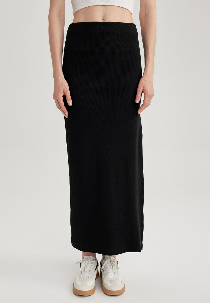 DeFacto Maxi skirt black Zalando.ie