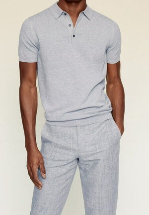 Polo - mottled grey