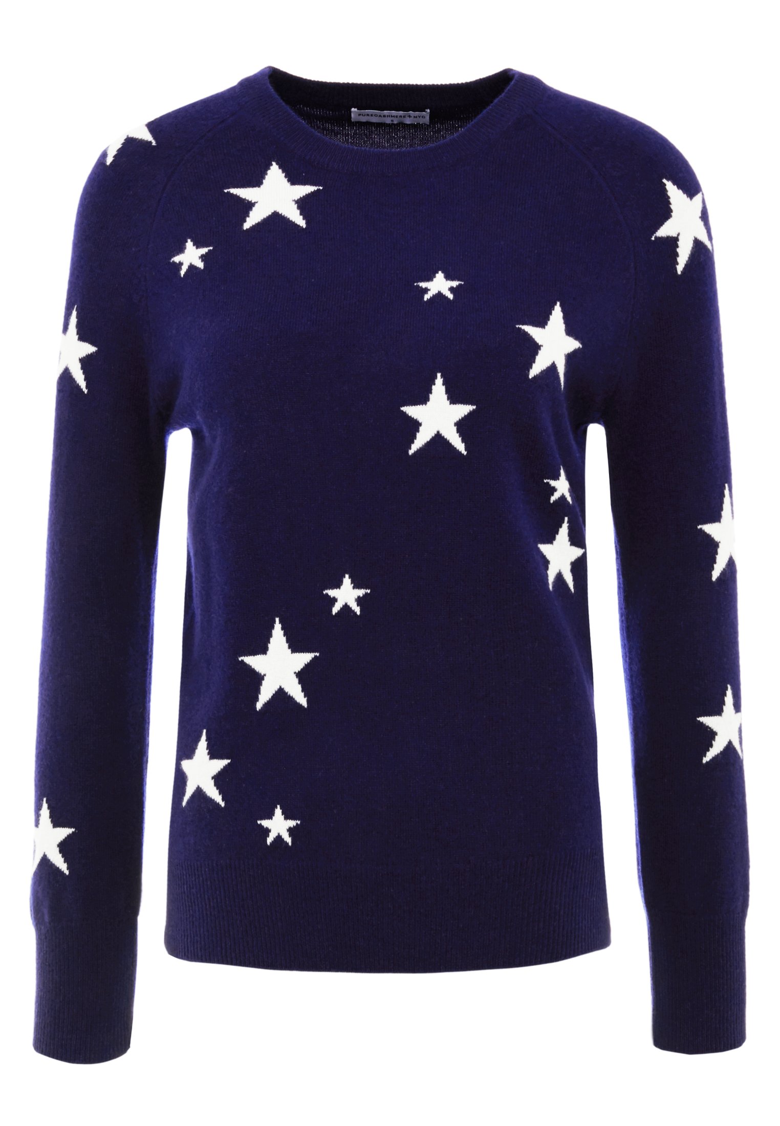 pure cashmere STAR CREW NECK - Jumper 