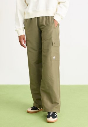 Pantaloni cargo - olive strata