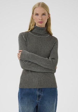 ULIMA T NECK - Strickpullover - bracken
