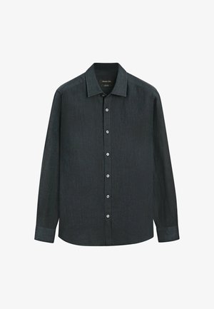 Massimo Dutti, Shirt - mottled dark blue