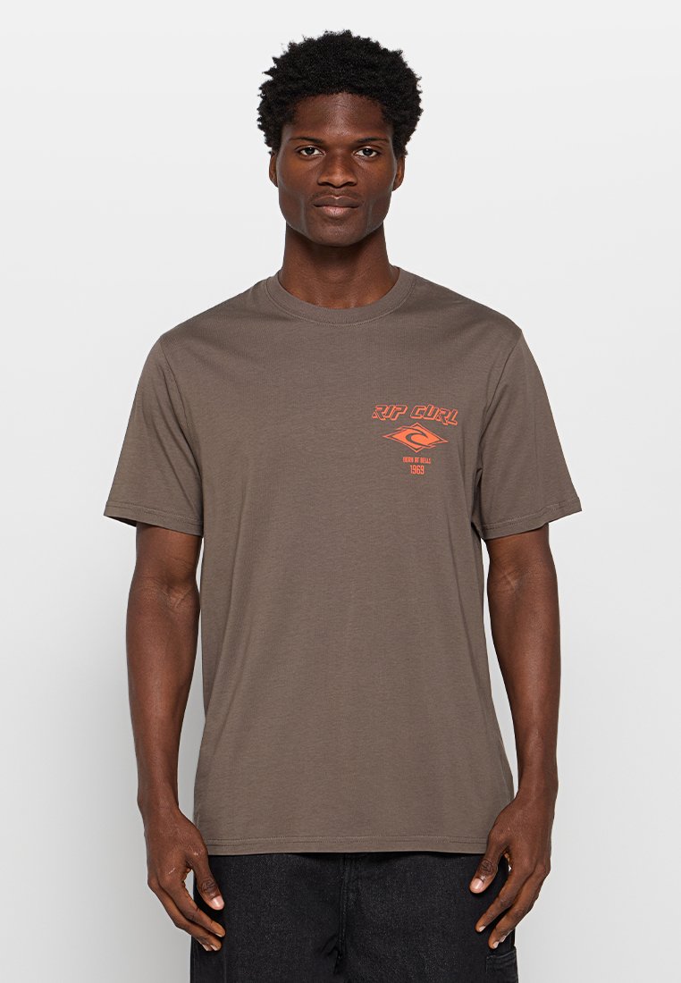 Rip Curl T-shirt print kaki