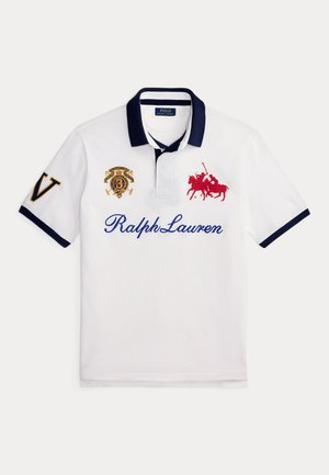 CLASSIC FIT CREST MESH POLO SHIRT - Πόλο - white
