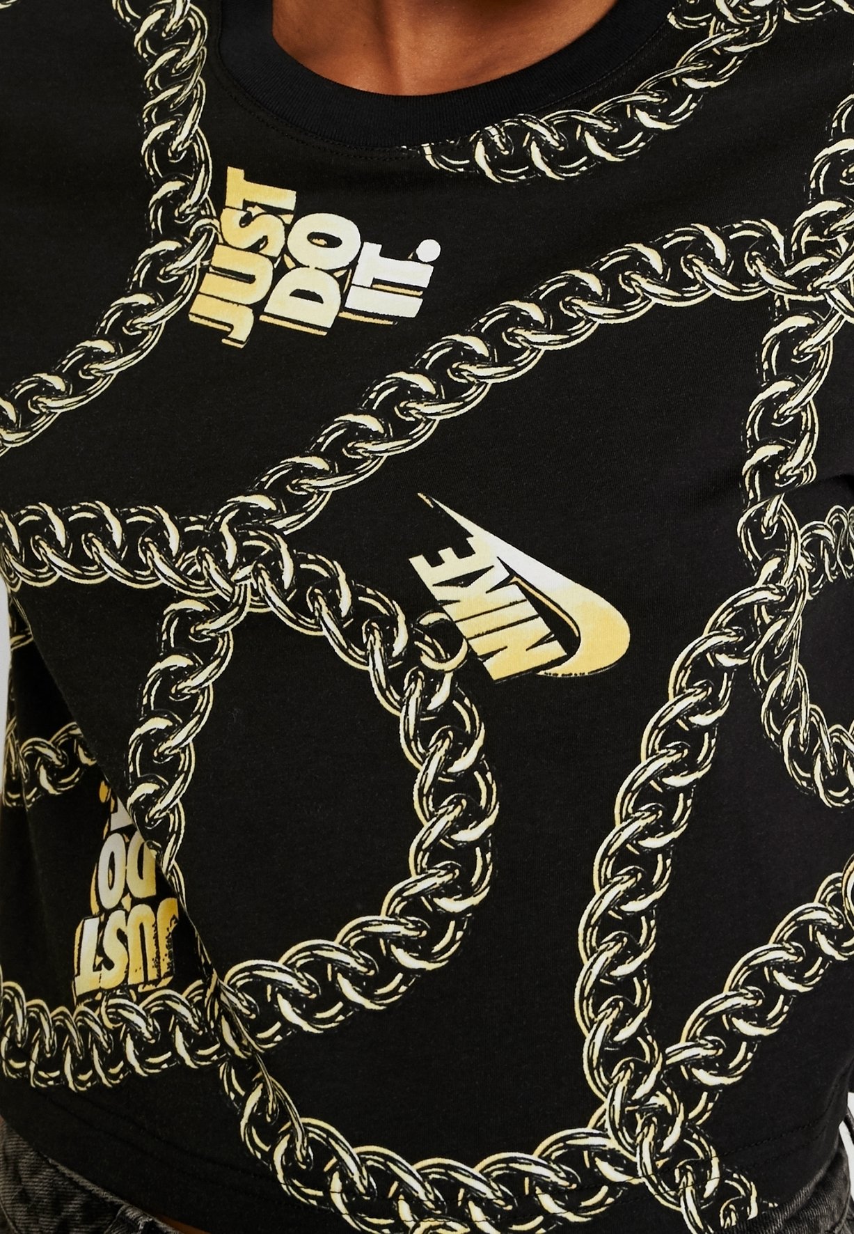 nike swoosh chain net shirt