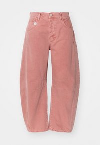 Free People GOOD LUCK MID RISE BARREL - Jeans Relaxed Fit - rose/rosa ...