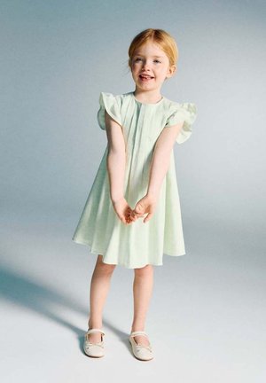 Mango Kids BABY - Dnevna obleka - light green