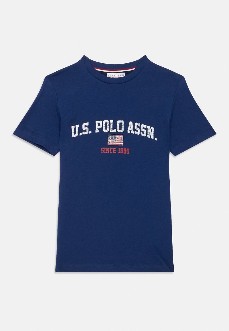 U.S. Polo Assn. T-shirt print zwart