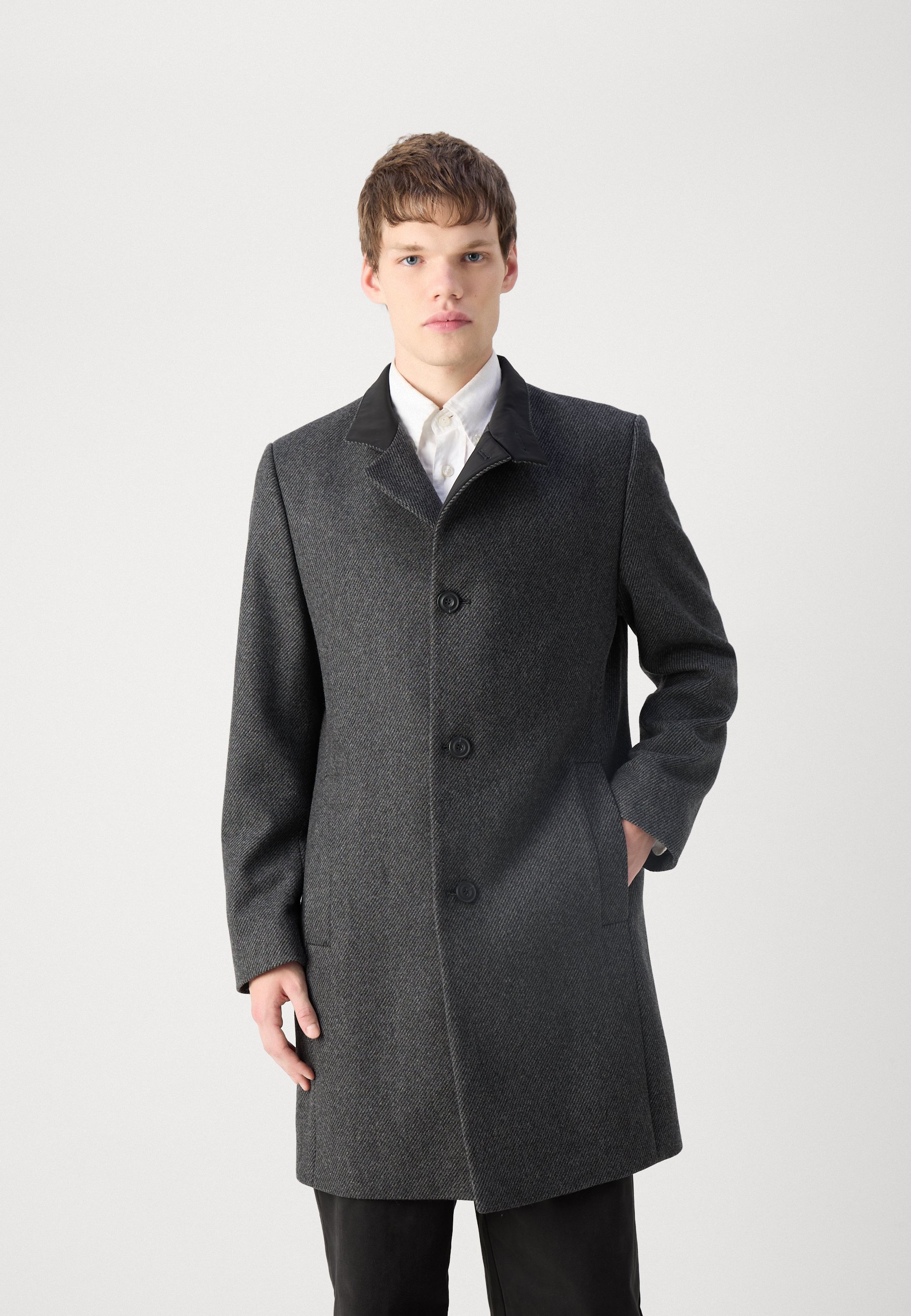 HUGO MINTRAX - Classic coat - medium grey/grey - Zalando
