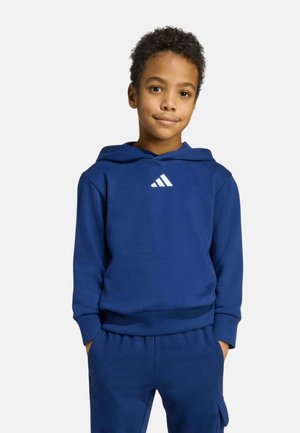 adidas Performance, SUDADERA CON CAPUCHA ESSENTIALS - Jersey con capucha - dark blue white