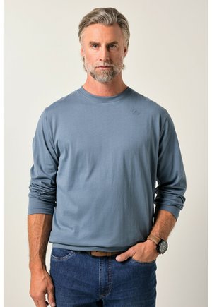 BAUCHFIT RUNDHALS - Camiseta de manga larga - grey blue