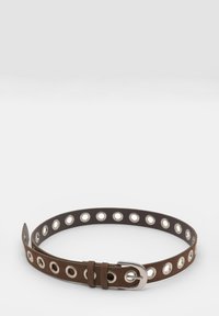 PULL&BEAR WITH EYELETS - Opasok - dark brown