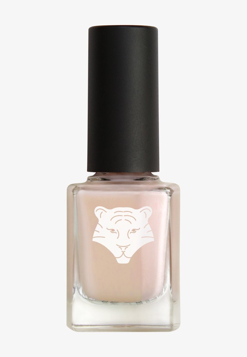 All Tigers - NATURAL & VEGAN NAIL LACQUER - Base Coat - transparent white dance in the rain, Forstørre
