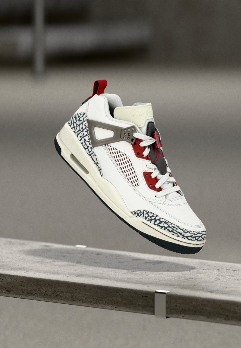 Jordan JORDAN SPIZIKE - Sneakers - sail/varsity red/anthracite/coconut ...