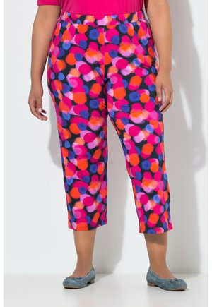 COLORFUL DOT POCKET - Stoffhose - black