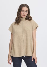 ICHI Cardigan - oatmeal melange