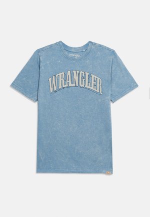 Wrangler, T-shirts print - blue