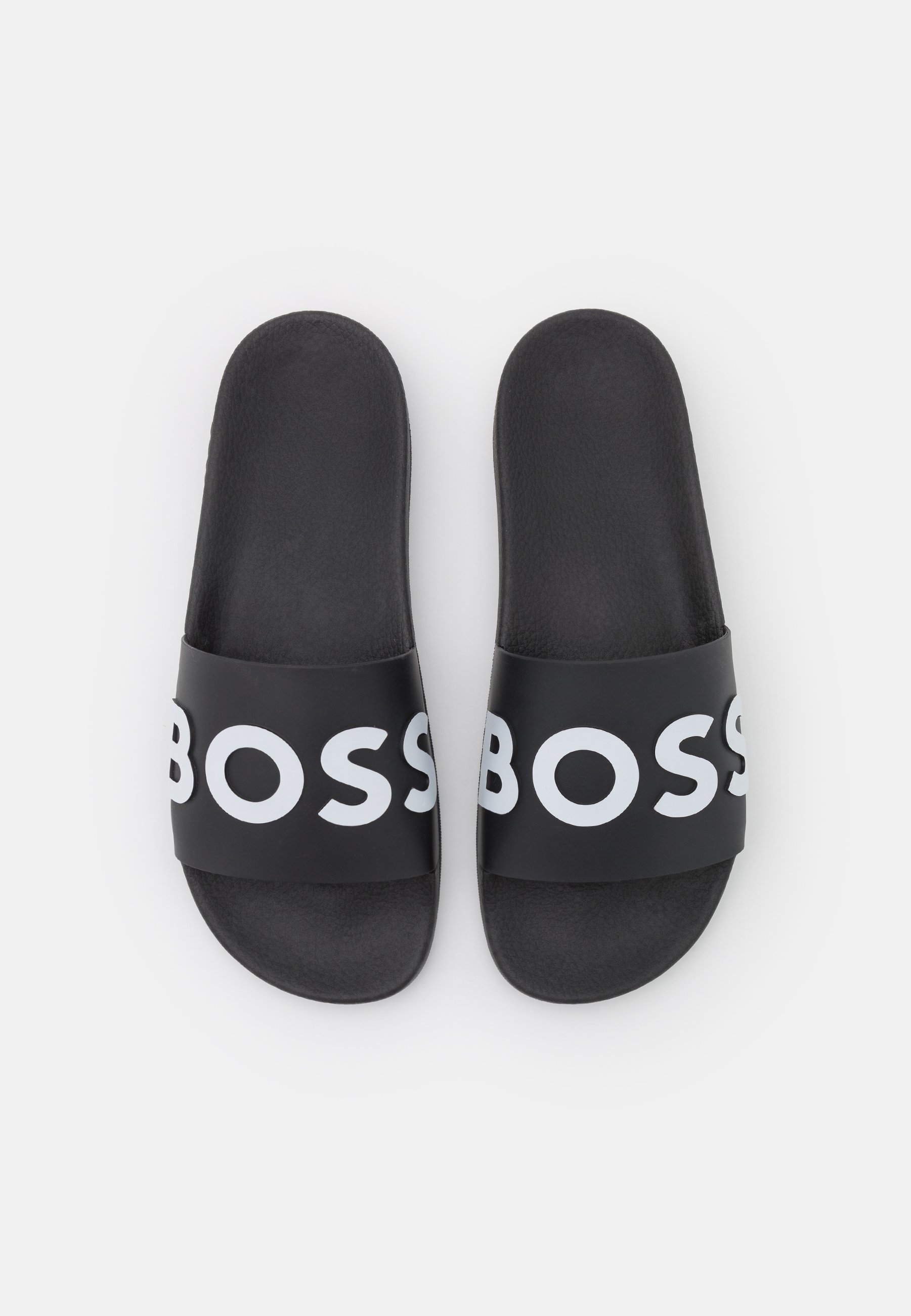 BOSS BAY SLID UNISEX - Muiltjes - black/zwart - Zalando.nl