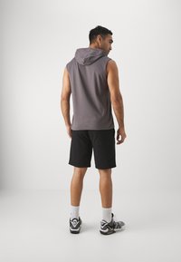 New Era NBA BROOKLYN NETS SCRIPT SHORTS - Squadra - black/white