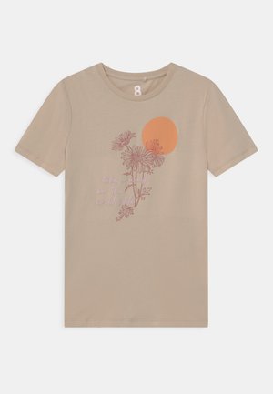 PENELOPE SHORT SLEEVE TEE - T-shirt print - beige