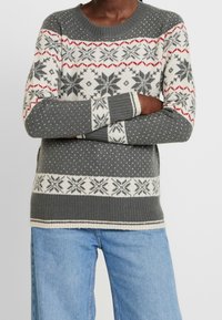 Freequent Pullover - grey