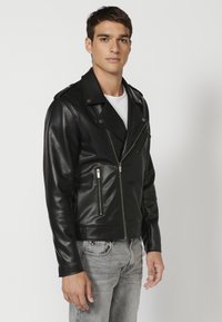 Koroshi SKIN EFFECT  - Mākslīgās ādas jaka -  black