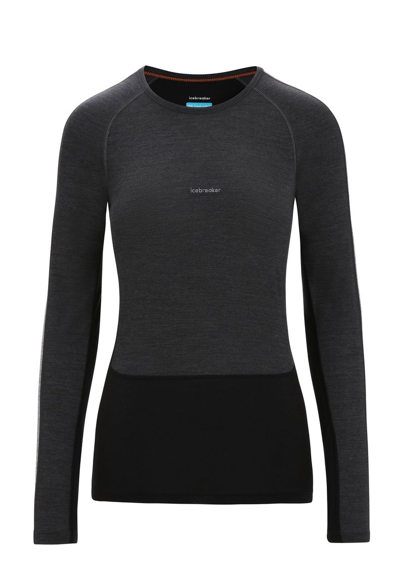 icebreaker - MERINO 125 LIGHT WEIGHT ZONEKNIT - Long sleeved top - DARK GREY, Enlarge