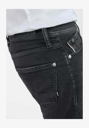 Le Temps Des Cerises, BERMUDA JOGG - Jeans Shorts - black black