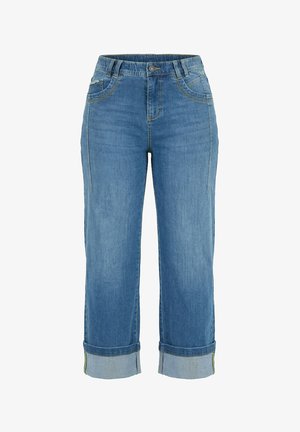 LAURASØN, WIDE-LEG-JEANS - Wide Leg - blue denim
