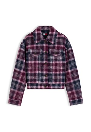 Tommy Jeans, WOOL TRUCKER JACKET - Καλοκαιρινό μπουφάν - multi check