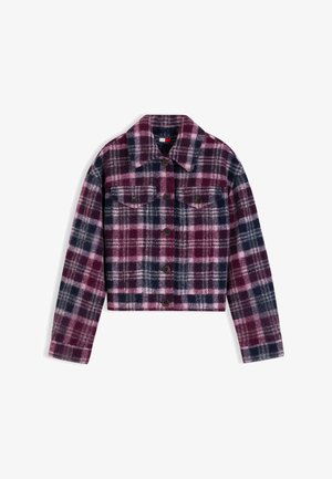 Tommy Jeans, WOOL TRUCKER JACKET - Καλοκαιρινό μπουφάν - multi check