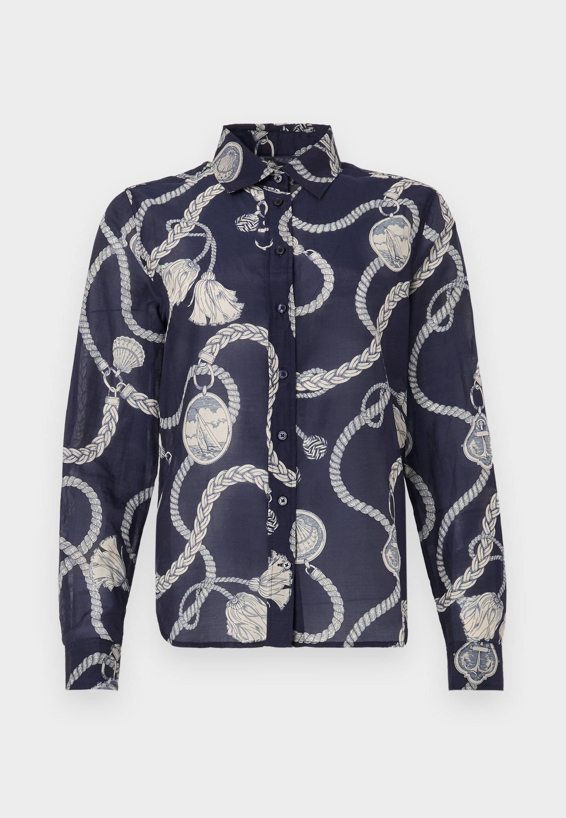GANT SAILING PRINT SHIRT - Košilová halenka - evening blue