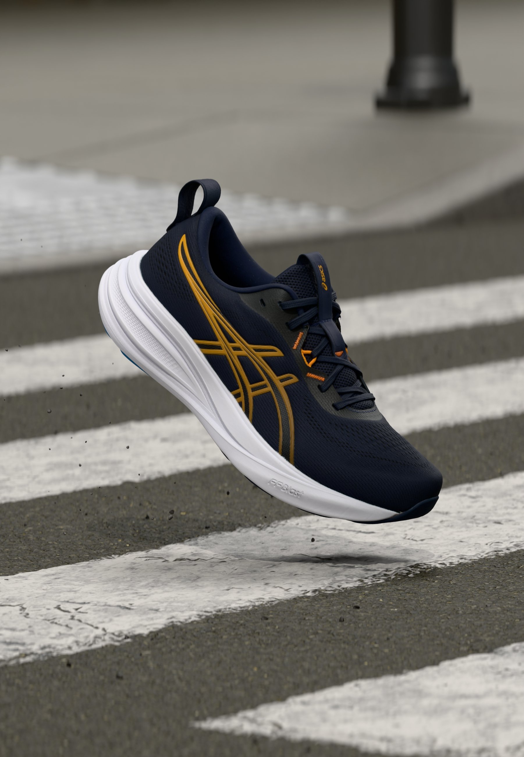 シューズ ASICS GEL CYBER SHOT MT(27cm) ASICS GEL PULSE 17 - Road running shoes - midnight/yamabuki/blue