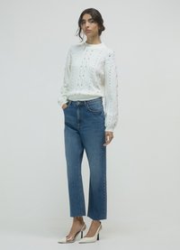 Calliope Strickpullover - blanc