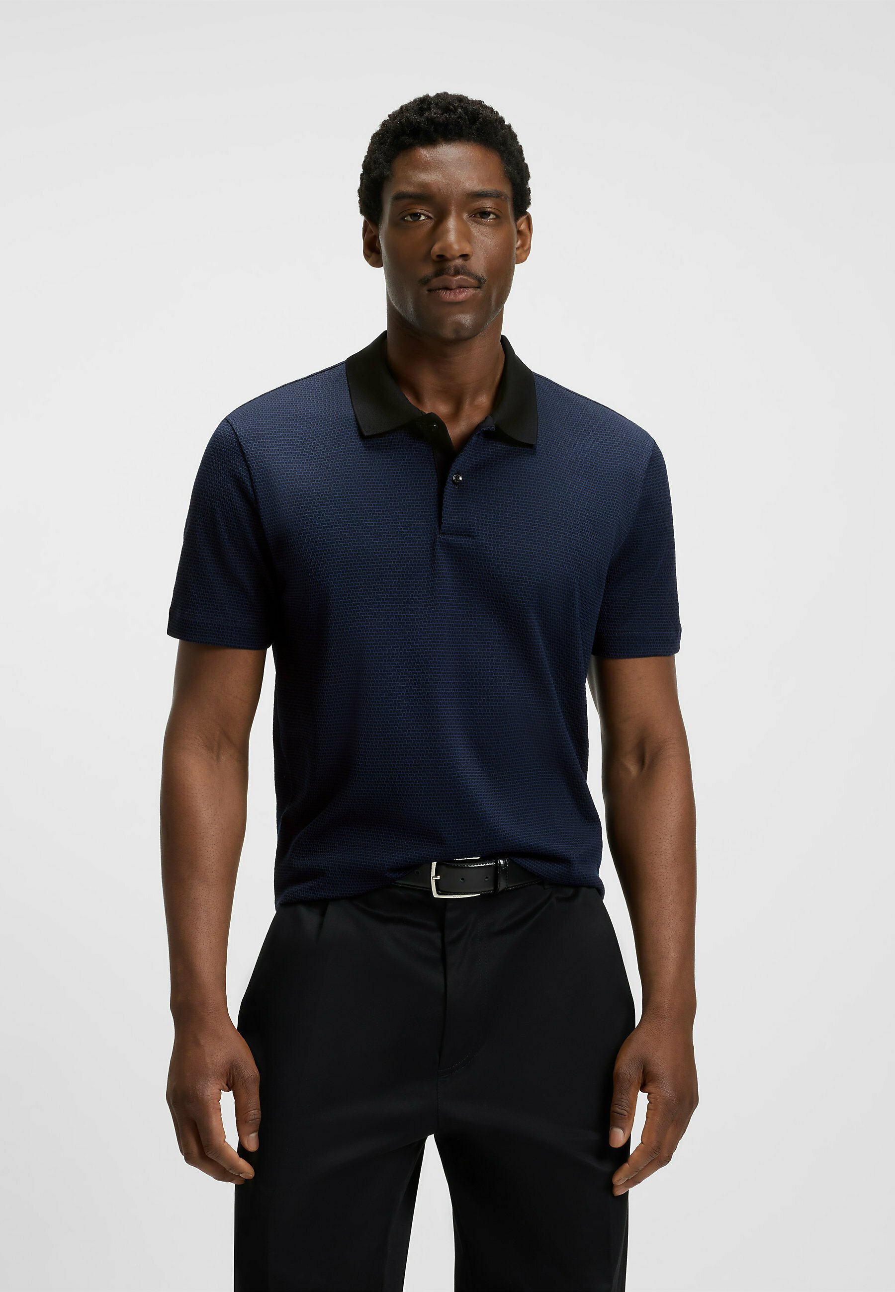 BOSS PARLAY - Polo shirt - dark blue four/dark blue - Zalando.ie