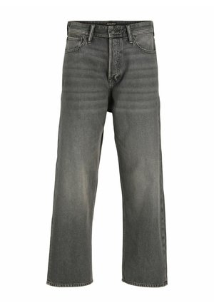 Ron - Flared Jeans - black denim