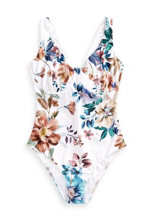 TUMMY CONTROL DD+ WIRED SWIMSUIT - Bañador - white floral