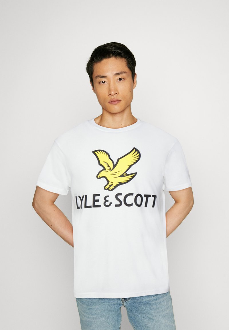 Lyle & Scott - T-Shirt print - white, Vergrößern