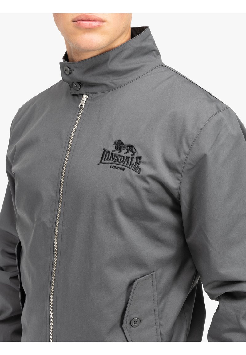 Lonsdale ACTON Light jacket anthracite black/grey Zalando