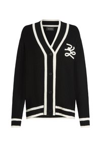 SOUTACHE AUTOGRAPH  - Cardigan - black