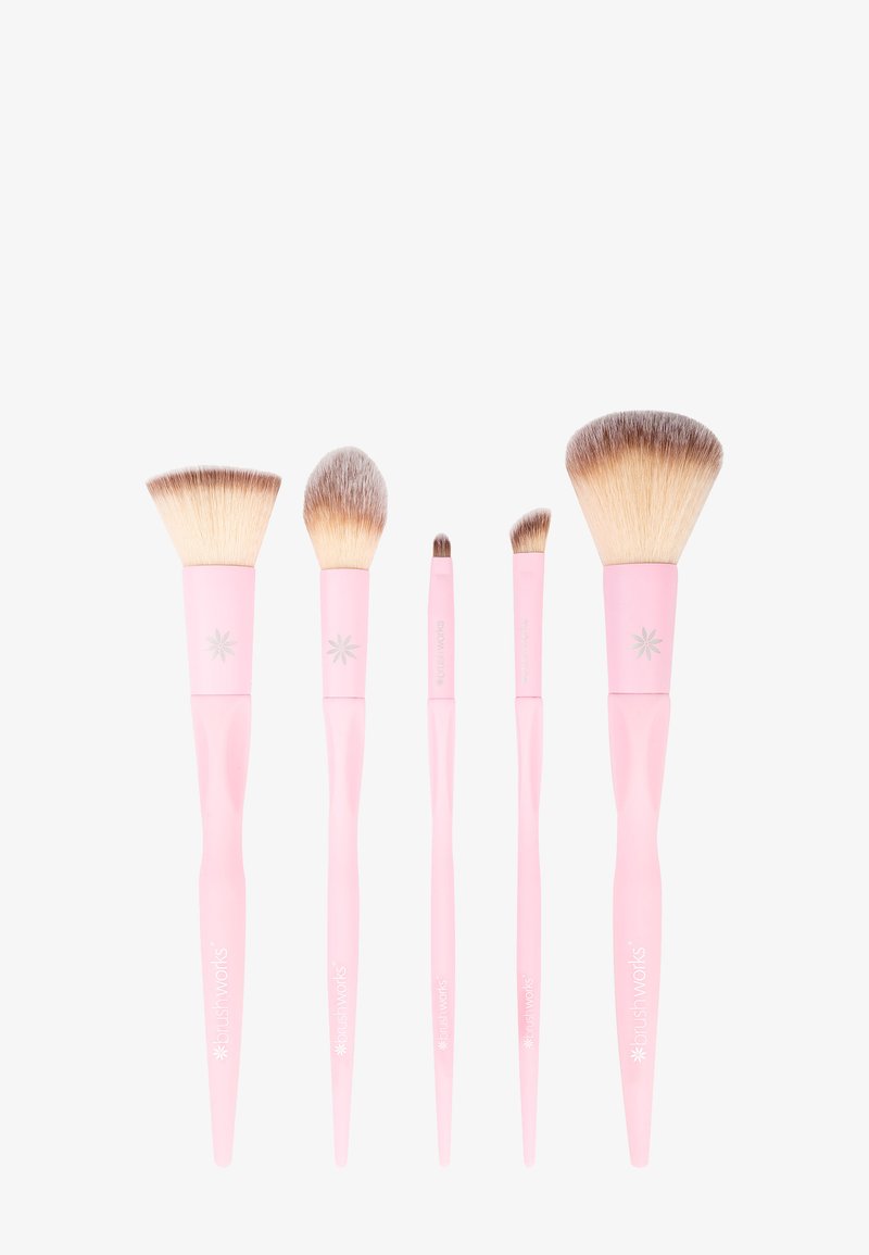 Brushworks BRUSHWORKS HD COMPLETE FACE SET - Kit pennelli - pink