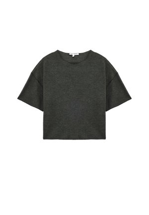 Koton, SHORT SLEEVE T-SHIRT. - Camiseta básica - anthracite