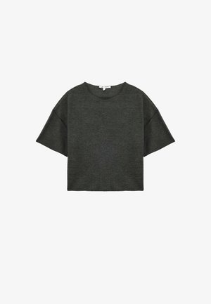 Koton, SHORT SLEEVE T-SHIRT. - Camiseta básica - anthracite