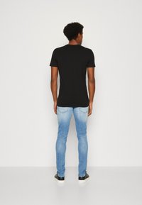 Antony Morato SUPER SLIM FIT WITH RUBBER INJECTION LOGO PRINT - Camiseta estampada - black
