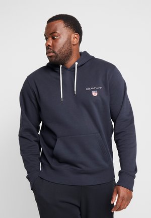 MEDIUM SHIELD HOODIE - Jersey con capucha - black