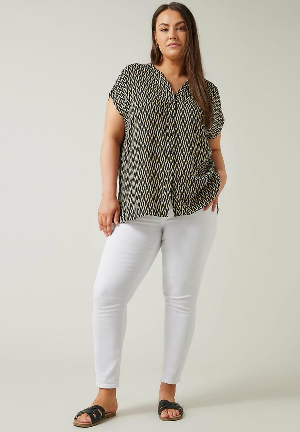 ZIG ZAG PRINT  - Hemdbluse