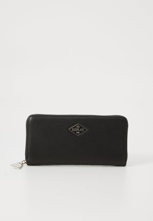 TESSA RHOMBUS ZIP WALLET - Novčanik - black_