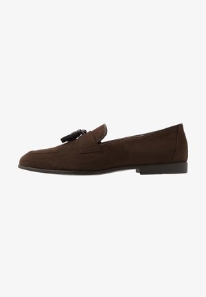 PIPER - Elegantní nazouvací boty - brown