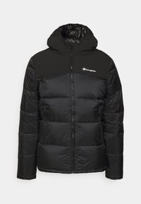HOODED JACKET - Trainingsjacke - black