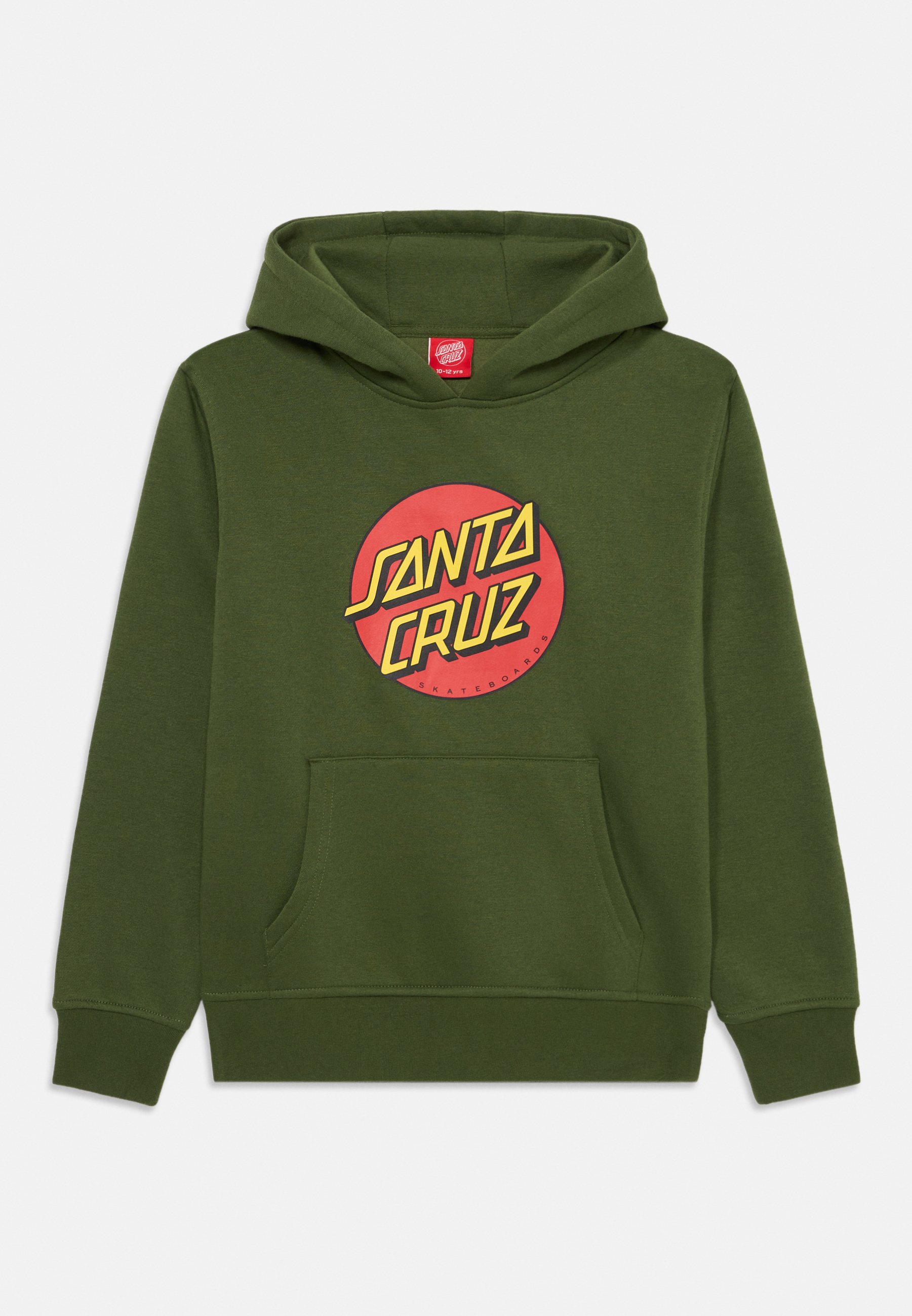 Santa Cruz YOUTH CLASSIC DOT HOOD UNISEX Sweatshirt dark moss